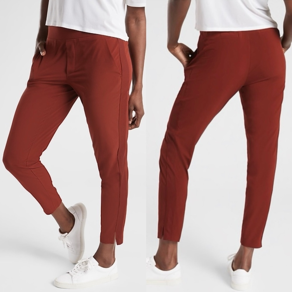 Athleta Women's Brooklyn Mid-Rise Ankle Pants, Cinnamon‎